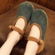 Women Comfy Soft Sloe Edged Wide Fit Mary Jane Flat Loafers Women Comfy Soft Sloe Edged Wide Fit Mary Jane Flat Loafers