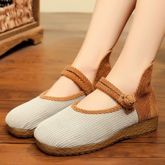 Women Comfy Soft Sloe Edged Wide Fit Mary Jane Flat Loafers Women Comfy Soft Sloe Edged Wide Fit Mary Jane Flat Loafers