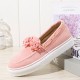 Women Suede Flower Comfy Lining Simple Solid Casual Loafers Shoes Women Suede Flower Comfy Lining Simple Solid Casual Loafers Shoes