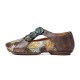 Retro Embossed Flower Splicing Floral Hollow Lace Up Slip On Flat Shoes Retro Embossed Flower Splicing Floral Hollow Lace Up Slip On Flat Shoes