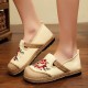 Women Old Peking Flowers Embroidery Casual Espadrille Loafers Women Old Peking Flowers Embroidery Casual Espadrille Loafers