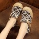 Women Linen Comfy Wearable Round Toe Casual Espadrille Flat Loafers Women Linen Comfy Wearable Round Toe Casual Espadrille Flat Loafers