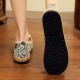 Women Linen Comfy Wearable Round Toe Casual Espadrille Flat Loafers Women Linen Comfy Wearable Round Toe Casual Espadrille Flat Loafers