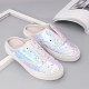 Women Sequined Decor No Rope Comfy Wearable Slippers Flats Women Sequined Decor No Rope Comfy Wearable Slippers Flats