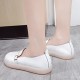 Women Lightweight Buckle Solid Color Soft Slip On Casual Comfy Flats Women Lightweight Buckle Solid Color Soft Slip On Casual Comfy Flats