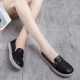 Women Lightweight Buckle Solid Color Soft Slip On Casual Comfy Flats Women Lightweight Buckle Solid Color Soft Slip On Casual Comfy Flats
