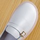 Women Lightweight Buckle Solid Color Soft Slip On Casual Comfy Flats Women Lightweight Buckle Solid Color Soft Slip On Casual Comfy Flats