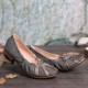 Retro Comfy Soft Canvas Splicing Foldable Slip On Ballet Flat Shoes Retro Comfy Soft Canvas Splicing Foldable Slip On Ballet Flat Shoes
