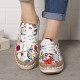 Women Folkways Printing Comfy Non Slip Casual Chunky Flats Shoes Women Folkways Printing Comfy Non Slip Casual Chunky Flats Shoes