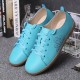 Closed Toe Hollow Out Lace Up Casual Flat Shoes Closed Toe Hollow Out Lace Up Casual Flat Shoes