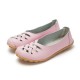 Large Size Colorful Slip On Hollow Out Round Toe Flat Loafers Large Size Colorful Slip On Hollow Out Round Toe Flat Loafers