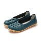 Large Size Colorful Slip On Hollow Out Round Toe Flat Loafers Large Size Colorful Slip On Hollow Out Round Toe Flat Loafers