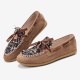 Women Butterfly Knot Decor Small Fragrance Wind Comfy Breathable Casual Slip On Loafers Women Butterfly Knot Decor Small Fragrance Wind Comfy Breathable Casual Slip On Loafers