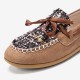Women Butterfly Knot Decor Small Fragrance Wind Comfy Breathable Casual Slip On Loafers Women Butterfly Knot Decor Small Fragrance Wind Comfy Breathable Casual Slip On Loafers