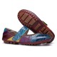 Retro Leather Splicing Floral Soft Sole Hook Loop Ankle Strap Flat Shoes Retro Leather Splicing Floral Soft Sole Hook Loop Ankle Strap Flat Shoes