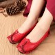 Women Folkways Stricing Comfy Breathable Casual Leather Loafers Women Folkways Stricing Comfy Breathable Casual Leather Loafers