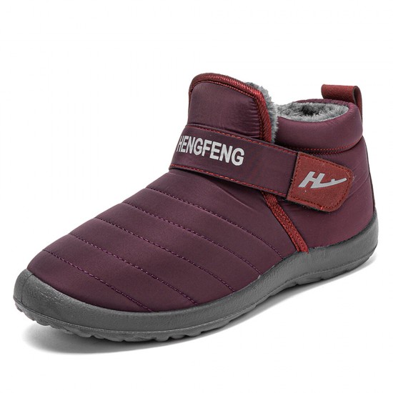 Women Warm Lined Hook Loop Plus Velvet Slip Resistant Snow Boots Women Warm Lined Hook Loop Plus Velvet Slip Resistant Snow Boots