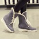 Plus Size Women Casual Warm Slip Resistant Lace Up Thick Sole Snow Boots Plus Size Women Casual Warm Slip Resistant Lace Up Thick Sole Snow Boots