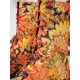 Embroidered Sunflowers Printing Block Heel Round Toe Lace-up Mid-calf Combat Boots for Women Embroidered Sunflowers Printing Block Heel Round Toe Lace-up Mid-calf Combat Boots for Women