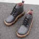 Plus Size Women Comfy Lace Up Thick Sole Short Boots Plus Size Women Comfy Lace Up Thick Sole Short Boots