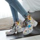 Women Casual Graffiti Stytish Lace Up Thick Bottom Short-Calf Combat Boots Women Casual Graffiti Stytish Lace Up Thick Bottom Short-Calf Combat Boots