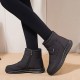 Women Warm Lined Pull On Plus Velvet Ankle Snow Boots Women Warm Lined Pull On Plus Velvet Ankle Snow Boots