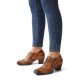 Genuine Leather Comfy Lace-up Retro Square Toe Oxfords Heels Genuine Leather Comfy Lace-up Retro Square Toe Oxfords Heels