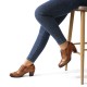 Genuine Leather Comfy Lace-up Retro Square Toe Oxfords Heels Genuine Leather Comfy Lace-up Retro Square Toe Oxfords Heels