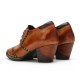 Genuine Leather Comfy Lace-up Retro Square Toe Oxfords Heels Genuine Leather Comfy Lace-up Retro Square Toe Oxfords Heels