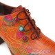 Leather Plaid Beaded Floral Elastic Strings Block Heel Pumps Dress Shoes Leather Plaid Beaded Floral Elastic Strings Block Heel Pumps Dress Shoes