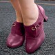 Women Plus Size Stitching Solid Slip On Pumps Women Plus Size Stitching Solid Slip On Pumps