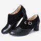 Women Plus Size Stitching Solid Slip On Pumps Women Plus Size Stitching Solid Slip On Pumps