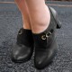 Women Plus Size Stitching Solid Slip On Pumps Women Plus Size Stitching Solid Slip On Pumps