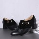 Women Plus Size Stitching Solid Slip On Pumps Women Plus Size Stitching Solid Slip On Pumps