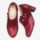 Women Plus Size Stitching Solid Slip On Pumps Women Plus Size Stitching Solid Slip On Pumps