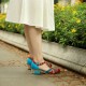 Genuine Leather Comfy Hook & Loop Retro Ethnic Low Heel Floral T-Strap Shoes Genuine Leather Comfy Hook & Loop Retro Ethnic Low Heel Floral T-Strap Shoes