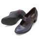Genuine Leather Hook Loop Comfy Round Toe Retro Mary Jane Heels Genuine Leather Hook Loop Comfy Round Toe Retro Mary Jane Heels