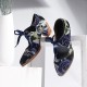 Super Comfy Bloom Rose Stitching Lace Up Casual Dress Leather Pumps For Women Super Comfy Bloom Rose Stitching Lace Up Casual Dress Leather Pumps For Women