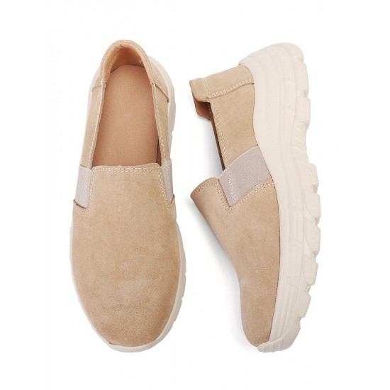 Women Solid Color Casual Slip On Comfortable Sports Walking Shoes Women Solid Color Casual Slip On Comfortable Sports Walking Shoes
