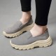 Women Solid Color Casual Slip On Comfortable Sports Walking Shoes Women Solid Color Casual Slip On Comfortable Sports Walking Shoes
