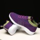 Woman Round Toe Mesh Breathable Slip-On Running Shoes Woman Round Toe Mesh Breathable Slip-On Running Shoes