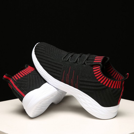 Woman Round Toe Mesh Breathable Slip-On Running Shoes Woman Round Toe Mesh Breathable Slip-On Running Shoes