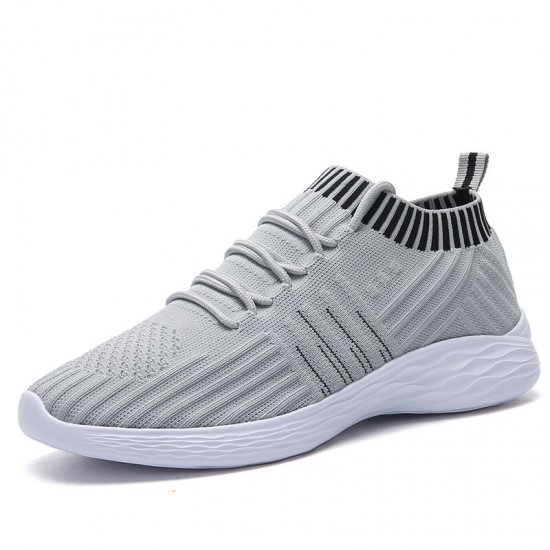 Woman Round Toe Mesh Breathable Slip-On Running Shoes Woman Round Toe Mesh Breathable Slip-On Running Shoes