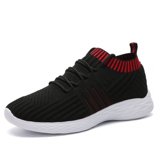 Woman Round Toe Mesh Breathable Slip-On Running Shoes Woman Round Toe Mesh Breathable Slip-On Running Shoes