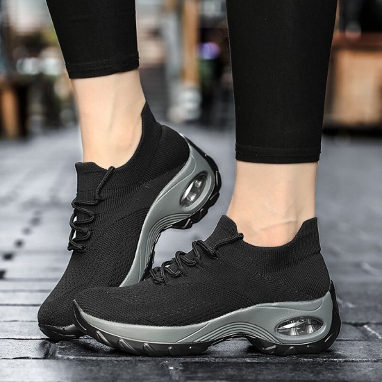 Women Casual Air Cushion Antiskid Mesh Breathable Running Shoes Women Casual Air Cushion Antiskid Mesh Breathable Running Shoes