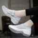 Women Mesh Breathable Hook Loop Platform Casual Sport Shoes Women Mesh Breathable Hook Loop Platform Casual Sport Shoes