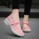 Women Mesh Breathable Hook Loop Platform Casual Sport Shoes Women Mesh Breathable Hook Loop Platform Casual Sport Shoes