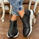 Women Leopard Pattern Side-zip Thick-sole Ankle Boots Sneakers Women Leopard Pattern Side-zip Thick-sole Ankle Boots Sneakers
