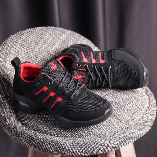 Women Mesh Splicing Suede Lace Up Sport Cushioned Sneakers Women Mesh Splicing Suede Lace Up Sport Cushioned Sneakers