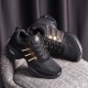 Women Mesh Splicing Suede Lace Up Sport Cushioned Sneakers Women Mesh Splicing Suede Lace Up Sport Cushioned Sneakers